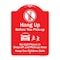 Signmission Hang-up Before You Pick-up Heavy-Gauge Aluminum Architectural Sign, 24" H, RW-1824-9971 A-DES-RW-1824-9971 - alternate 1